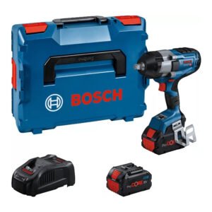 akumuliatorinis veržliasukis bosch gds 18v-1000 5,5ah