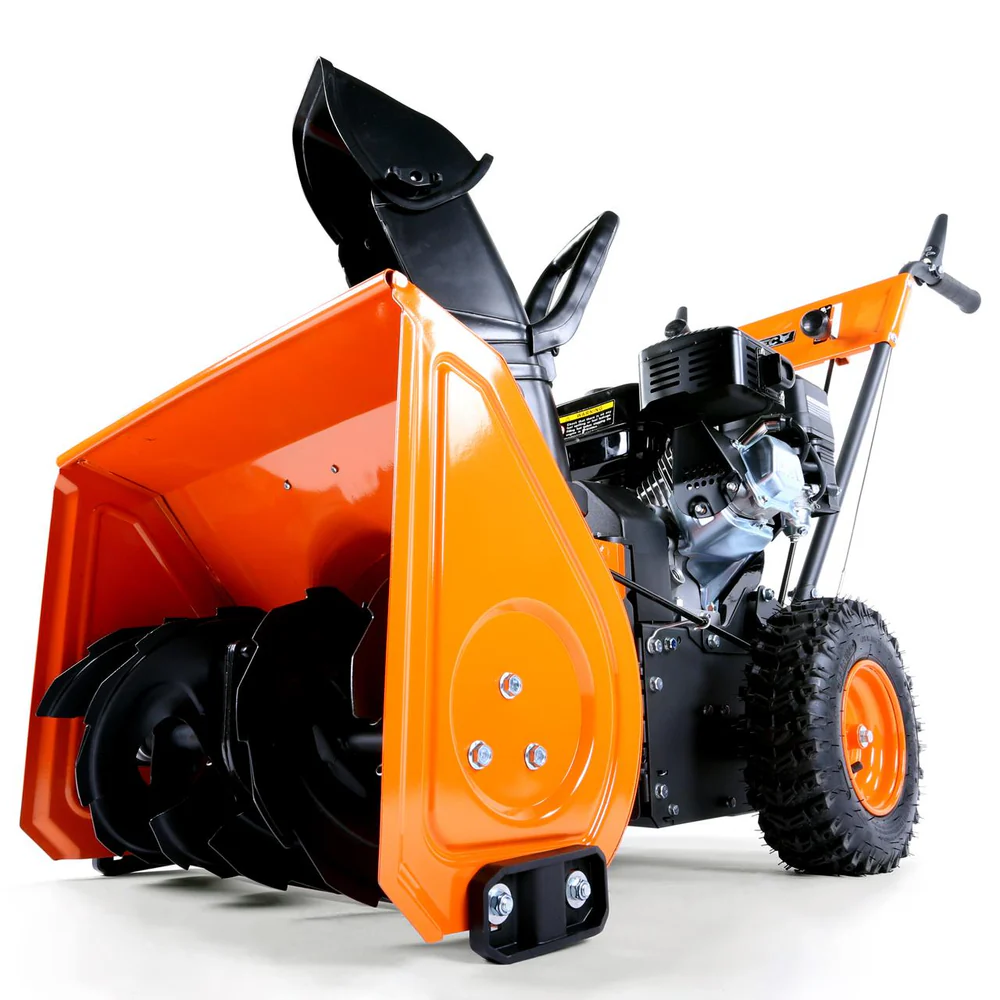 Motorinė benzininė šluota/sniego pūstuvas,stumdytuvas kiemui FUXTEC pilnas komplektas - Image 3