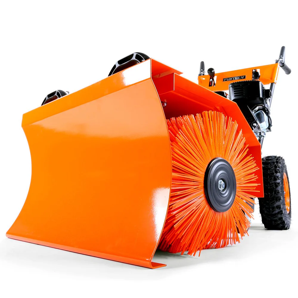 Motorinė benzininė šluota/sniego pūstuvas,stumdytuvas kiemui FUXTEC pilnas komplektas - Image 2