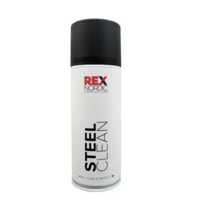 REX SteelClean – Nerūdijančio plieno priežiūra ir apsauga